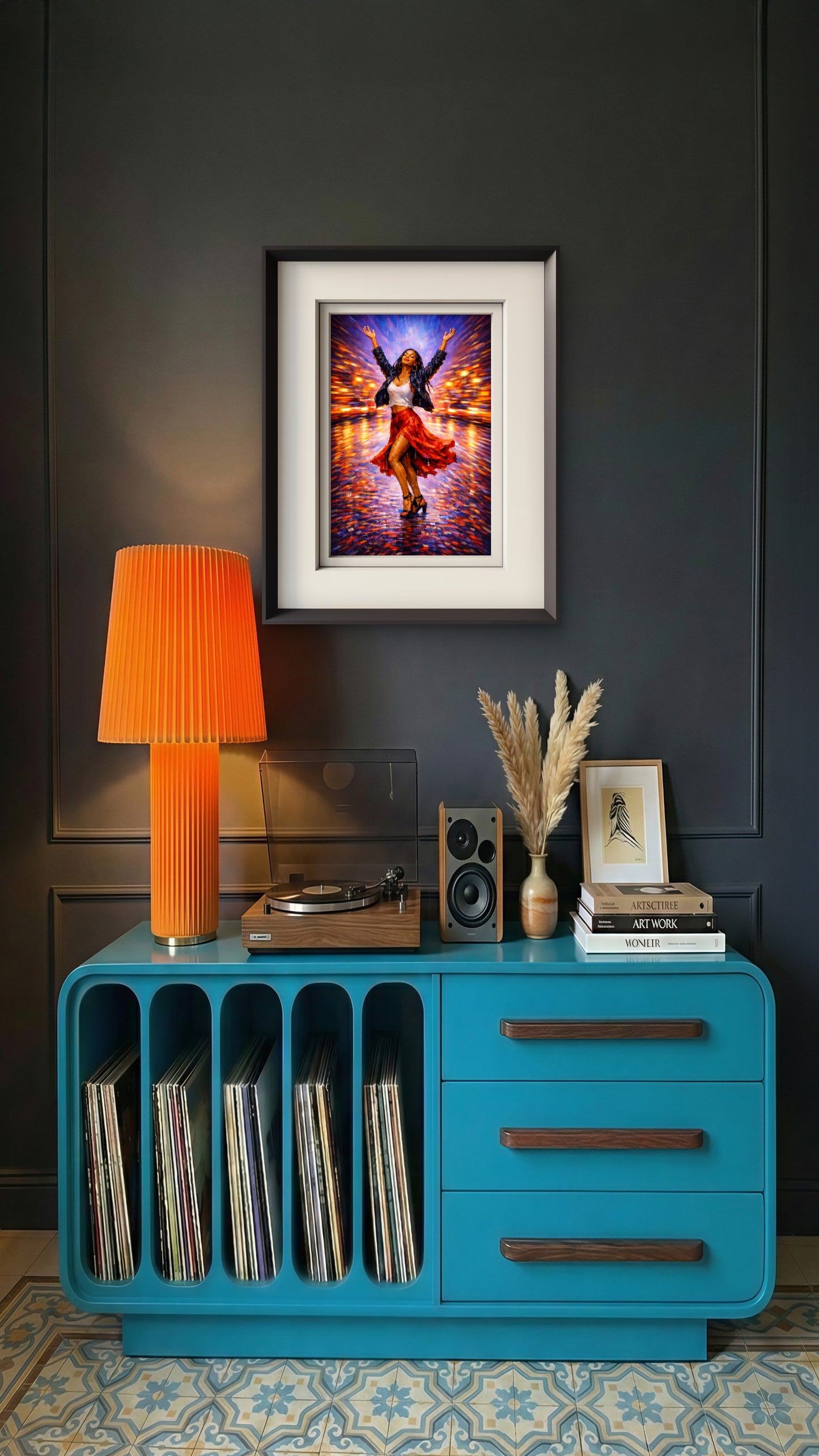 Calm in the Storm - Premium Matte Paper Wooden Framed Poster