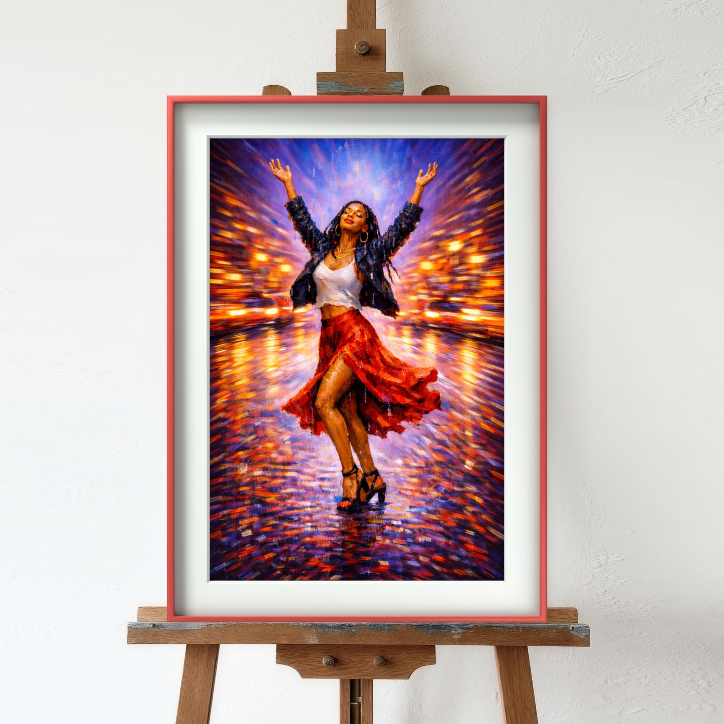 Calm in the Storm - Premium Matte Paper Wooden Framed Poster