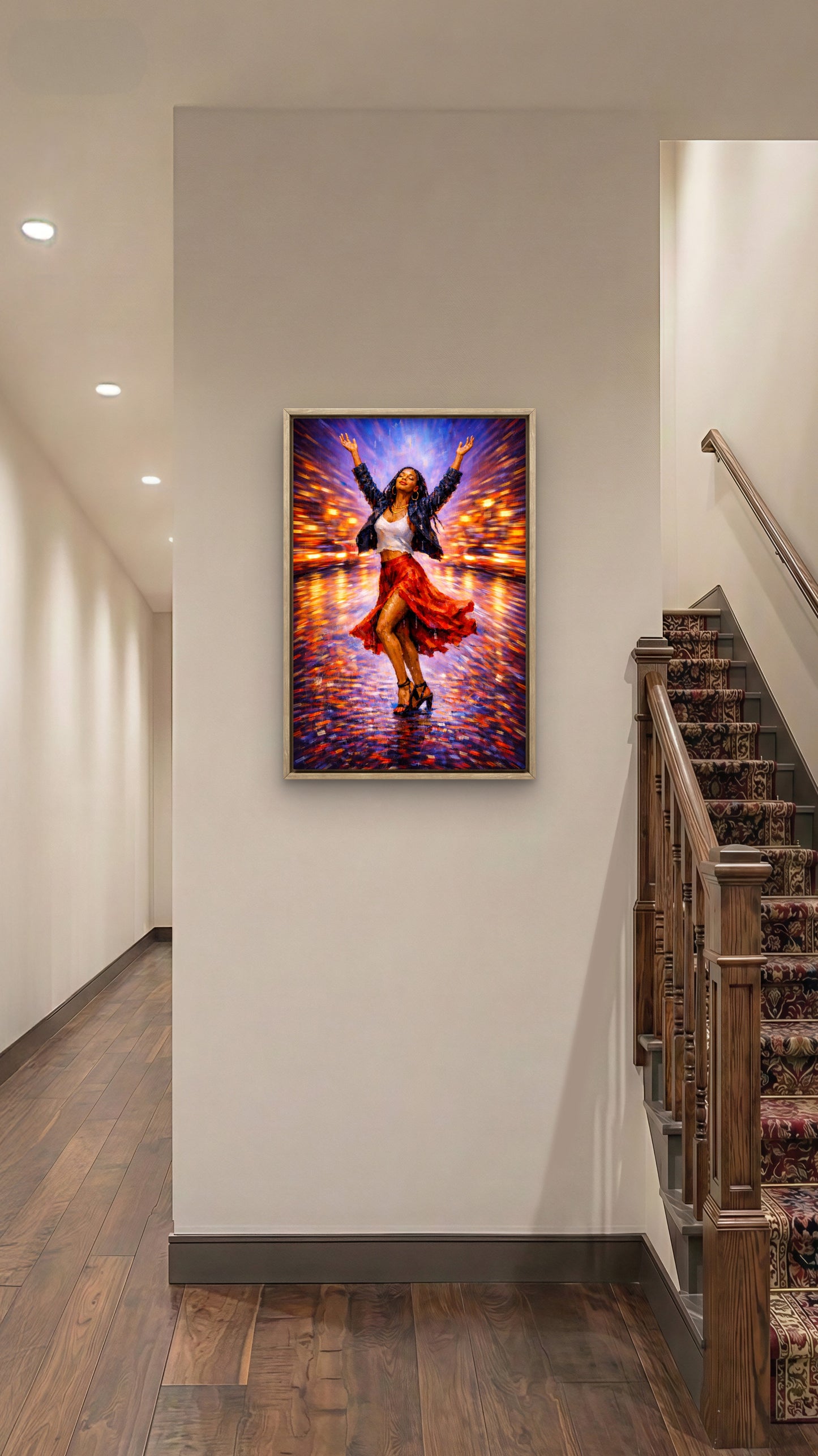 Calm in the Storm - Premium Matte Paper Wooden Framed Poster