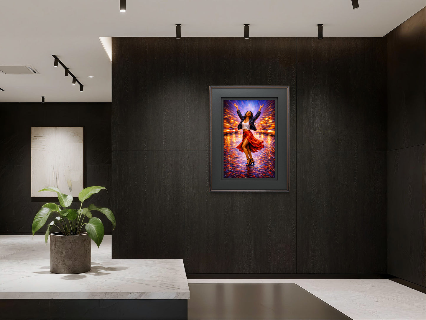 Calm in the Storm - Premium Matte Paper Wooden Framed Poster